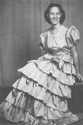 OUR POPULARITY PRINCESS is Miss Betty Bennett, who was selected by popular vote through a contest sponsored by the STUDENT PRESS. She is an outstanding senior, and not only does she have a radiant personality, but she is very active in many school activities. The students of H.H.S. are indeed proud to have such a popularity princess. Her runners’ up were Sue Hudson, Nan Oliphant and Mary Ellen Balch.
