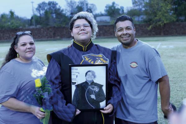 Emma Franks with Parents Betsy and Ron