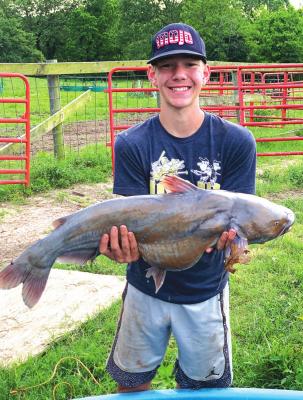 Jaxson Teel took some time out from summer athletics to go fishing with his Papa. Twenty years from now will he remember what happened in summer athletics? Or will he remember catching a 20 pound blue cat?