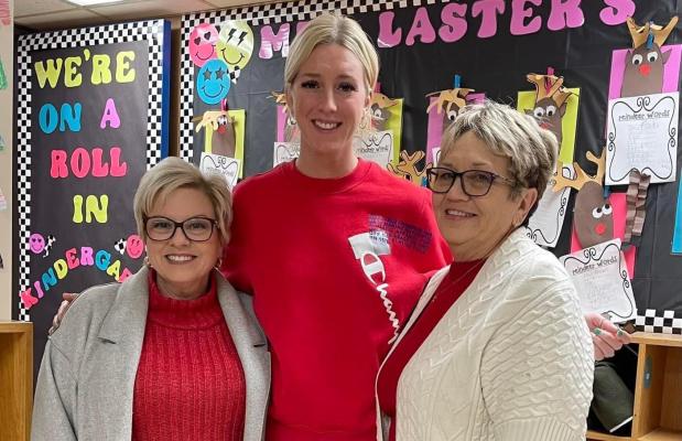 Mrs. Jennings, Mrs. Laster, and Mrs. Arocha are “on a roll” this Christmas as they get ready for a much deserved break.