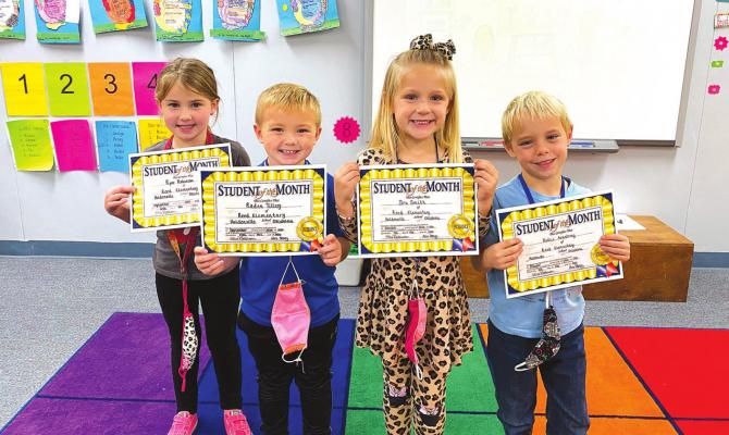 Reed Kindergarten Students of the Month