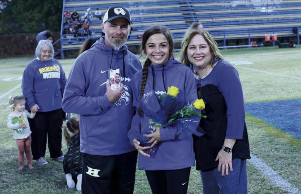 Kailyn Johnson with Parents Darin and Amie