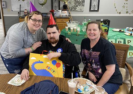 HAPPY BIRTHDAY FRANKIE ORR! Frankie recently celebrated his birthday at Heritage Village. He is pictured above with his sister Kiana and mom Leann.