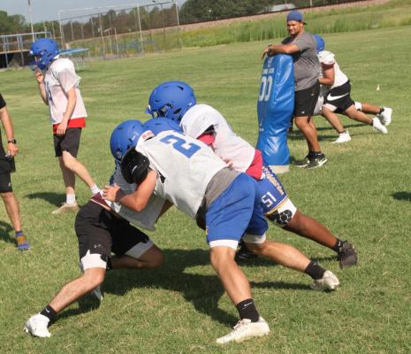 The Wolverines put in some hard work during spring football. Wolverine Head Coach,David Barker, is putting his crew through some tough Summer Pride workouts in preparation for the 2022 season