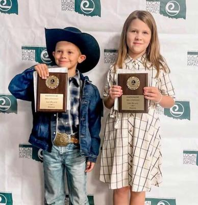 CONGRATULATIONS AUDREY POULAIN AND LAKEN YATES! First place OACD District winners! Winning first place qualifies them as State Finalists for their “One Water” posters.