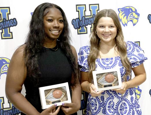 Dah’Myah Olden and Bella Smith were both inducted into the HHS Sports Hall of Fame after banner seasons in multiple sports.