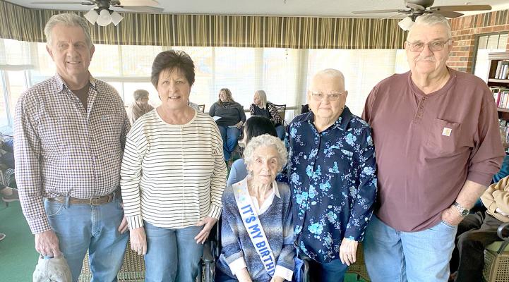 OZELL YOUNGBLOOD WAS HONORED ON HER 95TH BIRTHDAY RECENTLY