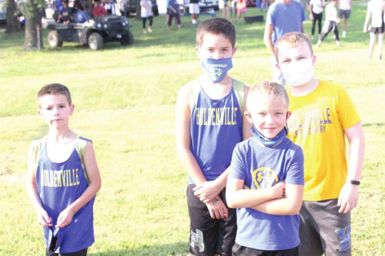 The Holdenville Elementary boys team consisted of Aiden Story, Bently Krause, Rowdy Rhine and Josh Olney.
