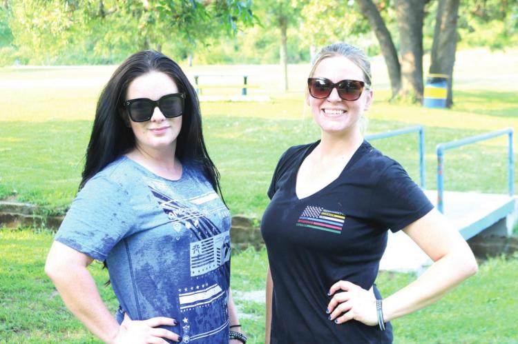 Amber Hunter and Michelle Rhinehart hostesses of the event.