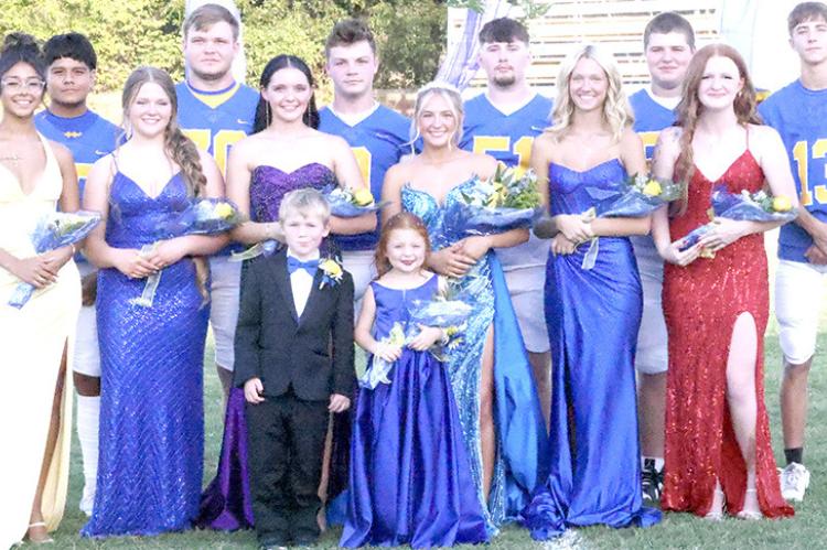 2026 HHS HOMECOMING COURT... SOPHOMORES: Seneca Clark, escorted by Juan Rosas; SENIORS: Lani Dentler, escorted by Gavyn Danker; Madison Wilkerson, escorted by Abe Gomez; Darcy Shepherd, escorted by Jaxon Cox; JUNIORS: Chesley Slater, escorted by Trey Carter; FRESHMAN: Autumn Doane, escorted by Easton Carter.