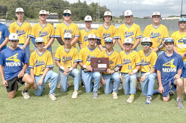 MOSS PIRATES BASEBALL HEADED TO STATE FALL BASEBALL TOURNAMENT.