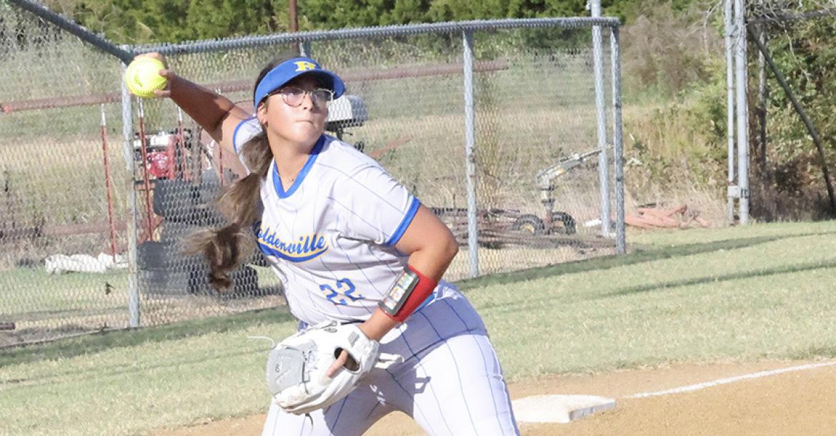 Holdenville’s Harlow Evans crosses home plate after hitting a grand slam home run in the Wolverines win over Wetumka! The Wolverines will play at Lexington on Monday, Okmulgee Tuesday and Eufaula on Thursday.