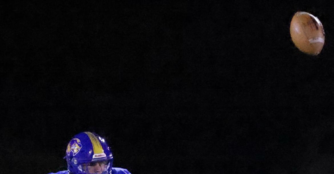# 89 Hayden Danker handled the kicking duties in the Wolverines win over Morris.