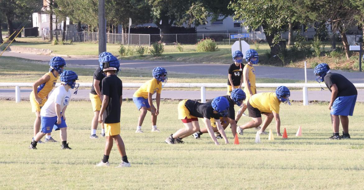 The Wolverines have wrapped up the first week of practice. The annual Pie Auction is scheduled for Friday.
