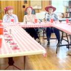 RED HATS ENJOY PICNIC IN COMFORT